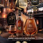KWV Brandy bottles at the distillery